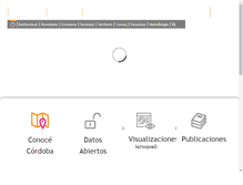 Tablet Screenshot of estadistica.cba.gov.ar