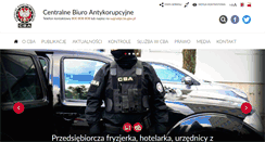 Desktop Screenshot of cba.gov.pl