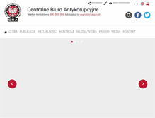 Tablet Screenshot of cba.gov.pl
